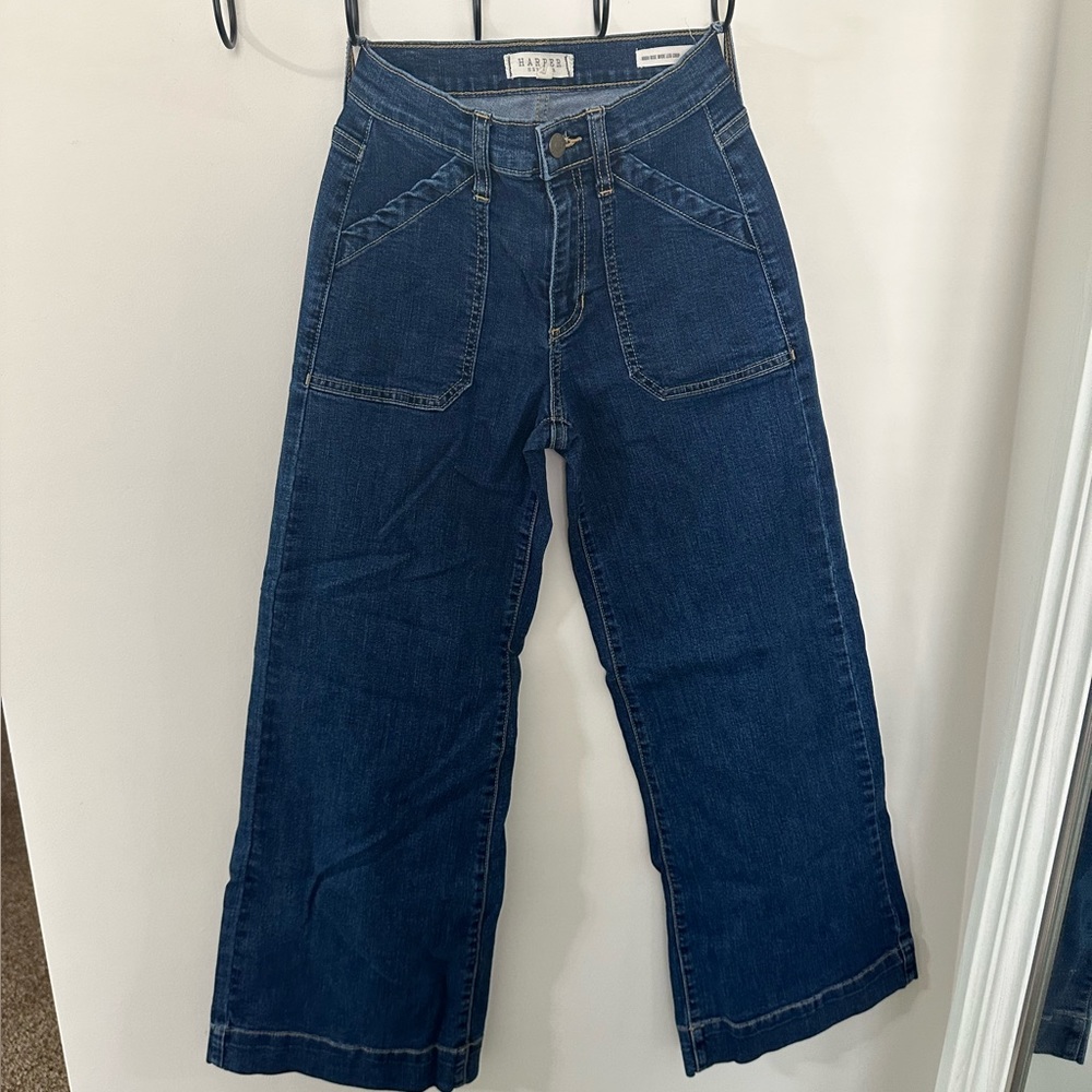 Wide leg jeans